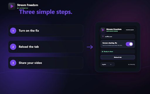 Stream Freedom - Anti Black Screen screenshot