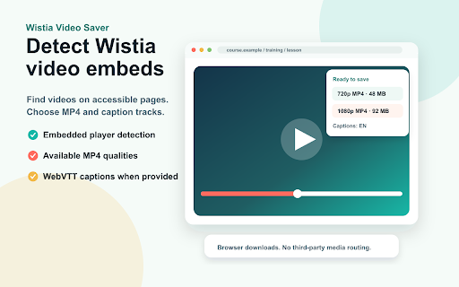 Wistia Video Saver Free screenshot