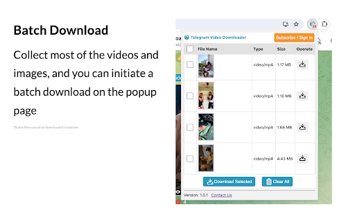 Telegram Video Downloader - TVD screenshot