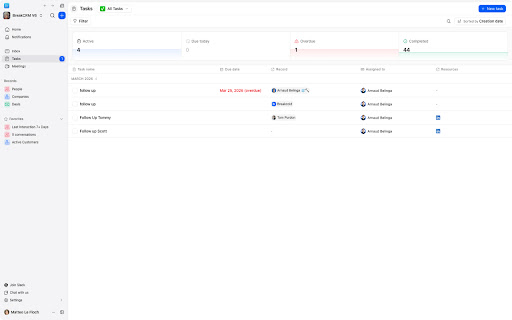 Breakcold CRM - AI-Native CRM screenshot