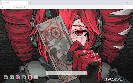 Kasane Teto Live Wallpaper screenshot