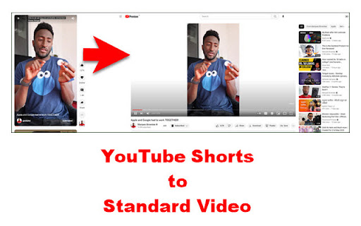 YouTube Shorts to Standard Videos screenshot