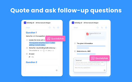 SolvelyAI - AI Homework Tutor &  Study Helper screenshot