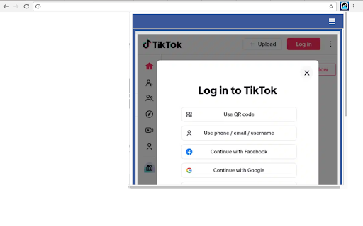 Desktop for Tiktok online screenshot