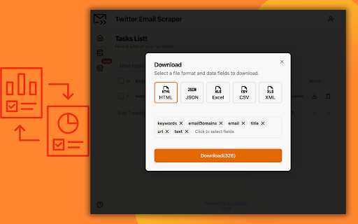 Twitter Email Scraper screenshot