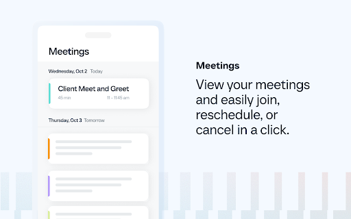 Calendly Browser Extension screenshot