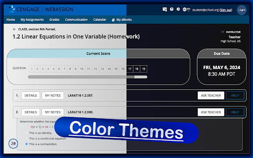 WebAssign Fixer screenshot