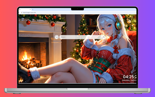 Christmas Anime Girl screenshot