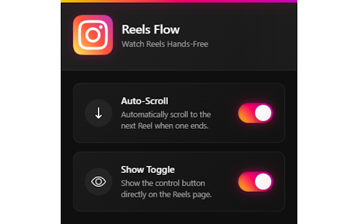 Reels Flow: Auto Scroll for Instagram Reels screenshot