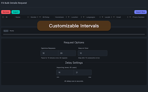 Social Profile Info - User Info Lookup From URLs & IDs screenshot