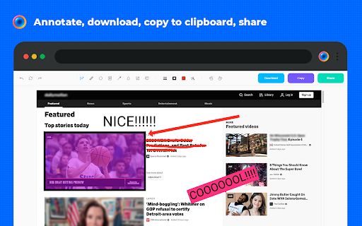 Screen Recorder & Screenshot App for Chrome | Scrnli screenshot