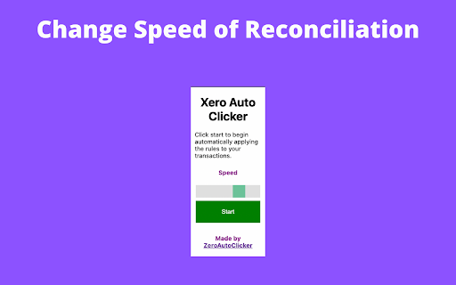 Xero Accounting Reconciliation Automation screenshot
