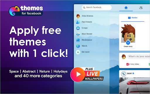 Themes for Facebook screenshot