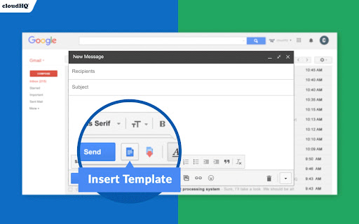 Gmail™ Email Templates by cloudHQ screenshot