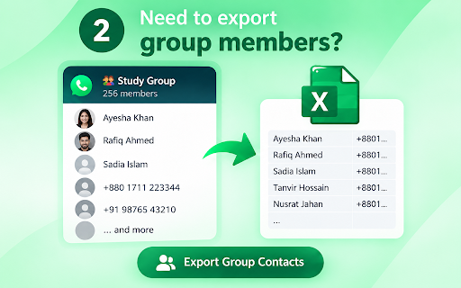 WA Contact Exporter Pro – Chats & Groups screenshot
