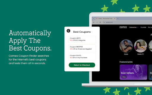 Cameo Coupon Saver - Official Coupons & Best Deals screenshot
