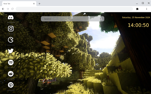 Minecraft Nature Live Wallpaper screenshot