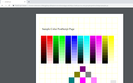 PostScript Viewer screenshot