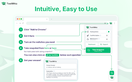 TestWhiz: AI for quizzes and assignments 📚 screenshot