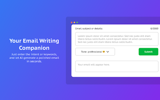 Email Reply Generator screenshot