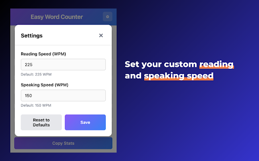 Easy Word Counter screenshot