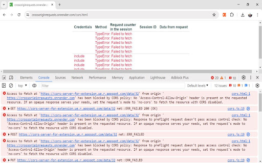 Anti-CORS, anti-CSP screenshot