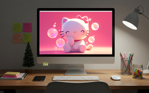 Hello Kitty Live Wallpaper screenshot