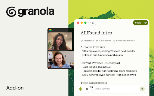 Granola Companion screenshot