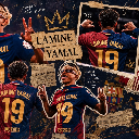 Lamine Yamal Golden Number 19 Live Wallpaper icon