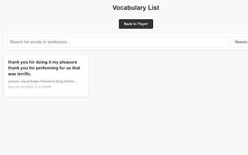Clingo - Learn Languages with YouTube Videos screenshot