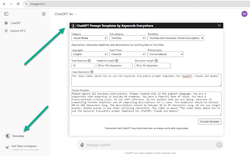 Keywords Everywhere - Keyword Tool screenshot