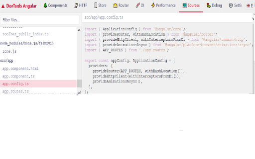 DevTools Companion for Angular screenshot