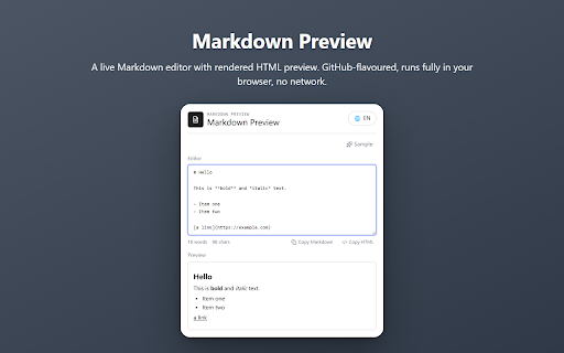 Markdown Preview screenshot