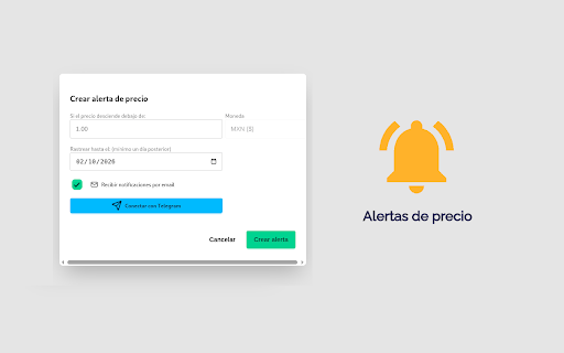 Melibel Mercado Libre Price Tracker screenshot
