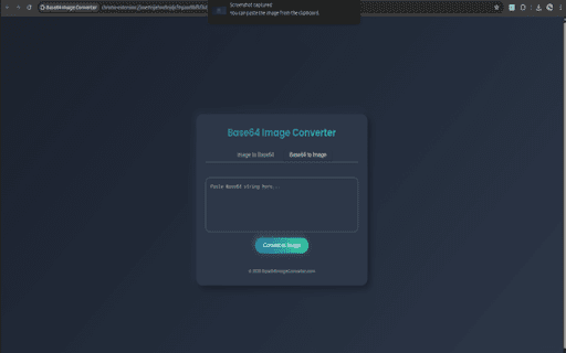 Base64 Image Converter screenshot