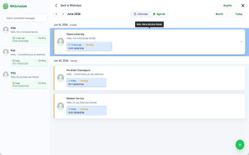 WAScheduler - WA Message Scheduler screenshot