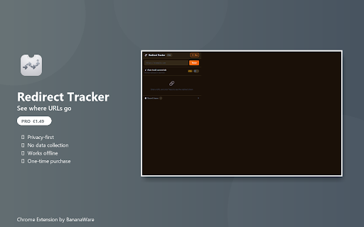 Redirect Tracker screenshot