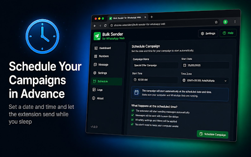 WaSenderHQ — Bulk WhatsApp Message Sender screenshot