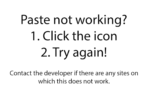 Paste enabler screenshot
