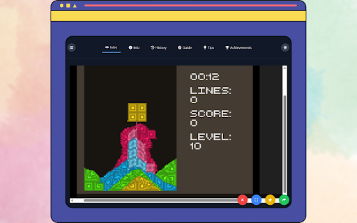 Sand Tetris Unblocked Game screenshot