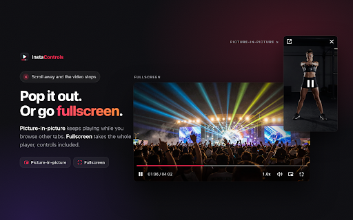 InstaControls - Video Controls for Instagram screenshot