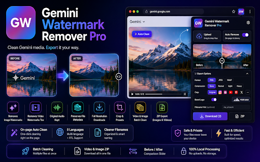 Gemini Watermark Remover Pro – Image & Video screenshot