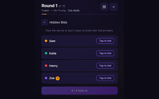 Card Wizard screenshot