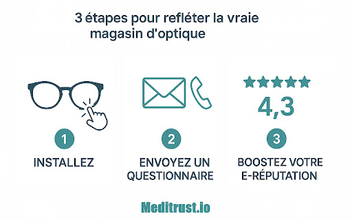 Expérience patient et collecte avis Google pour Optimum Live screenshot