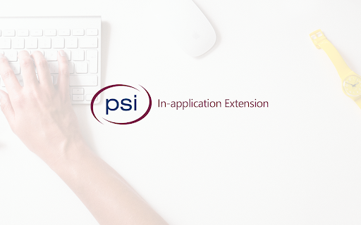 PSI In-application Extension screenshot