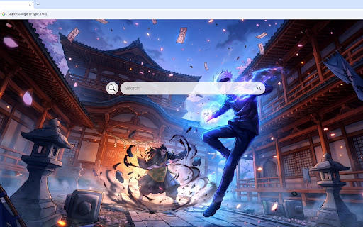 Gojo vs Geto Shrine Battle Live Wallpaper screenshot