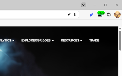 Hyperliquid HYPE Price Widget screenshot
