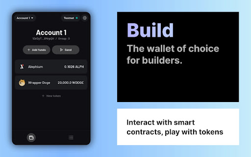 Alephium Extension Wallet screenshot
