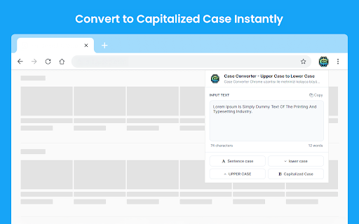 Case Converter - Upper Case to Lower Case screenshot