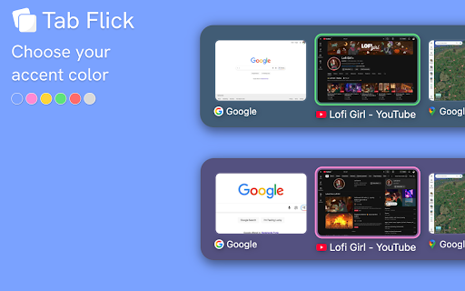 Tab Flick ✨ — switch your tabs fast, like on Windows or macOS screenshot